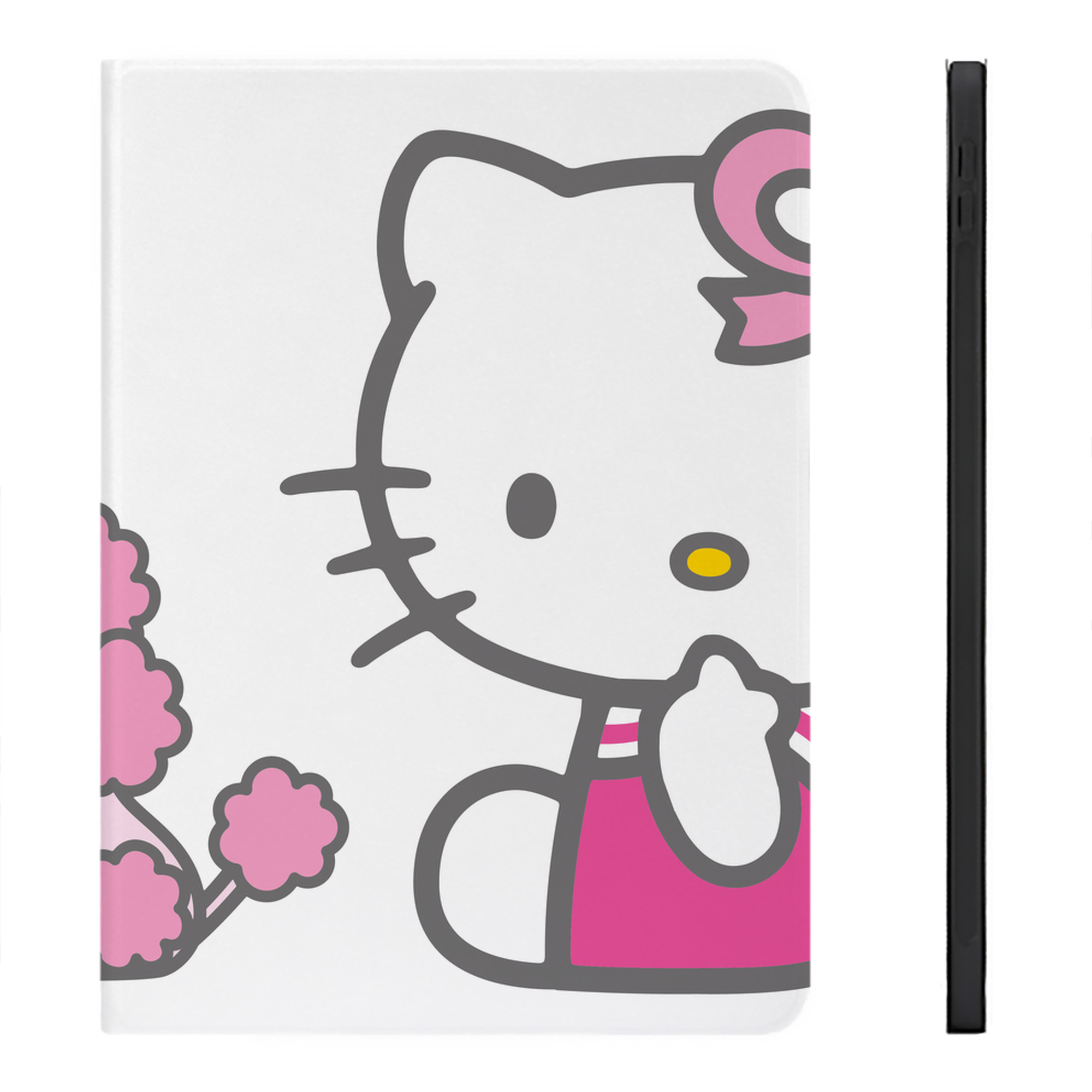 （画像用） Hello Kitty ハローキティ IPadケース ペンホルダー付き ブックスタイルデザイン